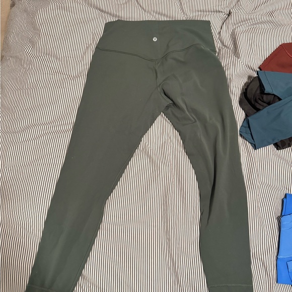 lululemon athletica Pants - Lululemon Athletica Dark Green Leggings